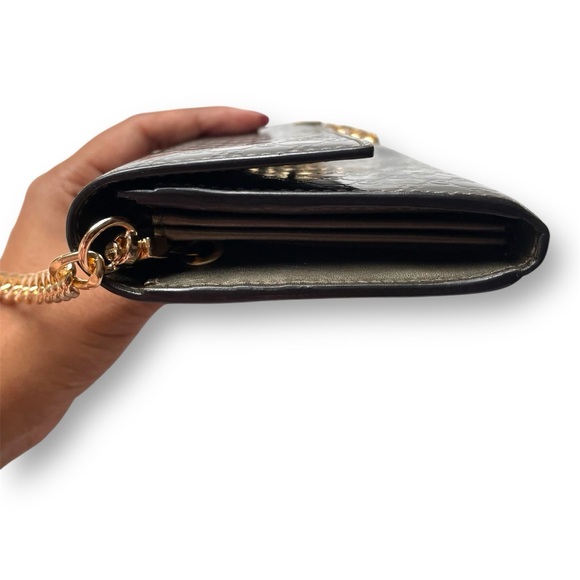 GUCCI GG Olive green leather wallet on Chain 🫒 - Picture 8 of 15